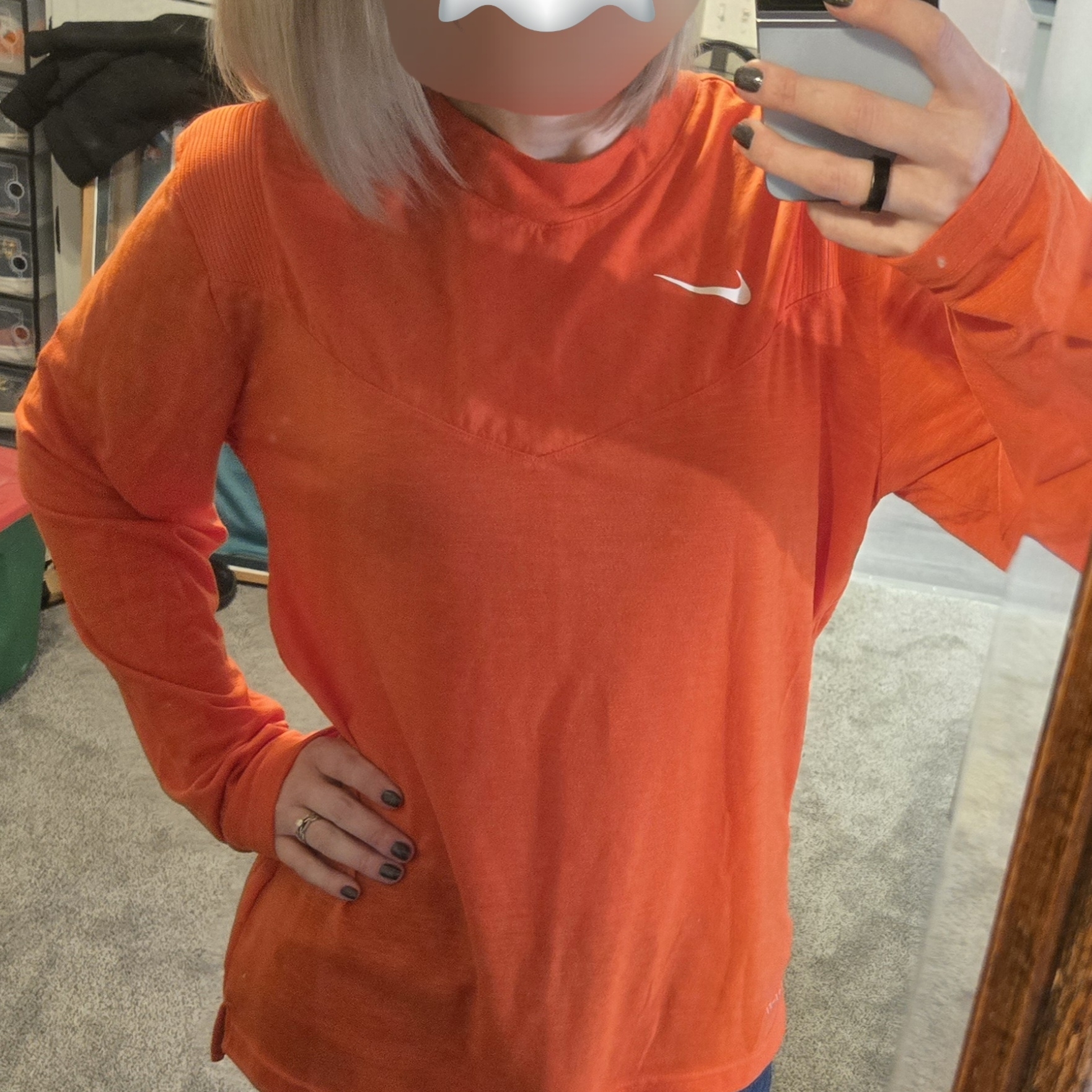 Nike Women's Bold Orange Hoodie